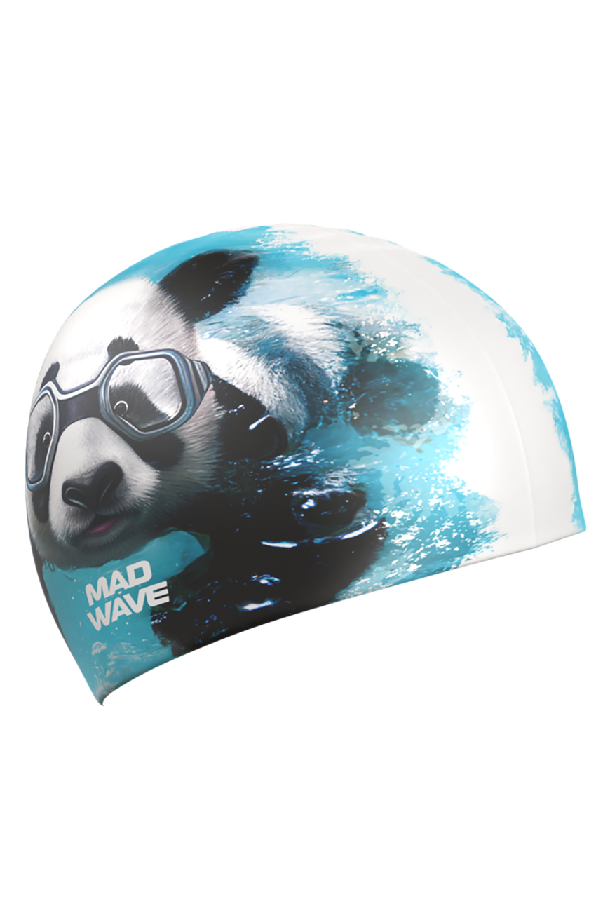 Шапочка для плавания Mad Wave Panda HQ силиконовая azure Шапочка для плавания Mad Wave Panda HQ силиконовая azure по низким ценам в Томске и Северске