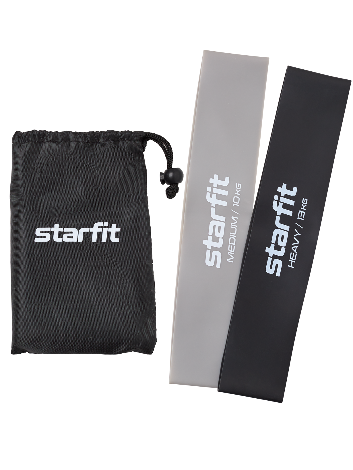  Мини-эспандеры StarFit ES-206 черный/серый 2 шт по низким ценам в Томске и Северске