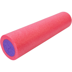 Ролик для йоги 45х15 см PEF45-5 полнотелый розовый/фиолетовый (B34493) 10019272