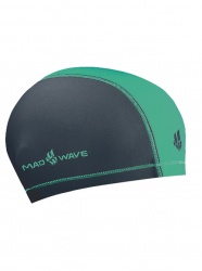 Шапочка для плавания Mad Wave Duotone grey/turquoise
