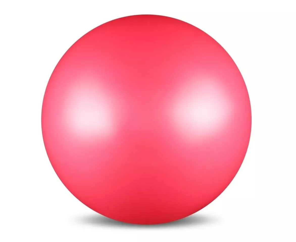 Фото Мяч для художественной гимнастики 17 см 350г Indigo металлик розовый IN367 со склада магазина СпортСЕ