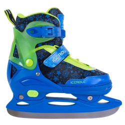 Коньки раздвижные TechTeam Iceroll blue/green