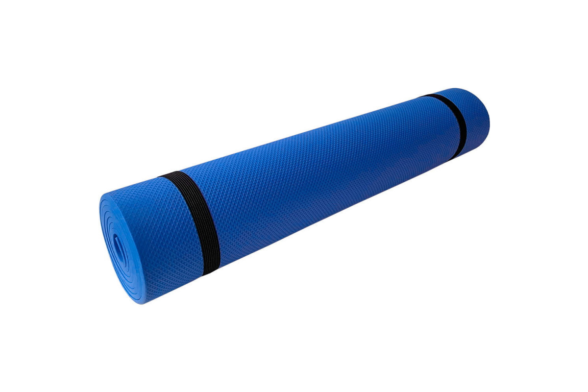  Коврик для йоги B32213 173х61х0,3 см ЭВА синий по низким ценам в Томске и Северске