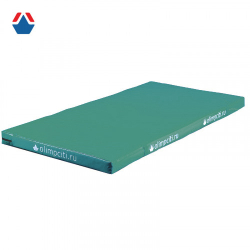 Мат гимнастический школьный 2000x1000x100mm (тент сертификат Г1) ЗЕЛЕНЫЙ