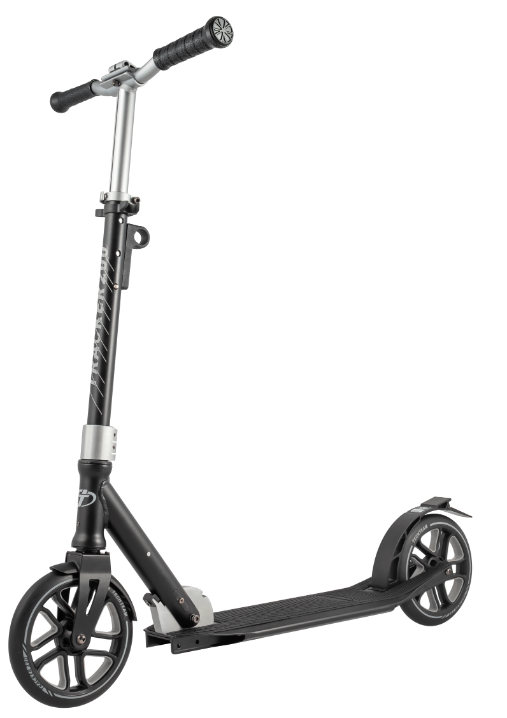  Самокат TechTeam Tracker 200 (2020) black/silver по низким ценам в Томске и Северске