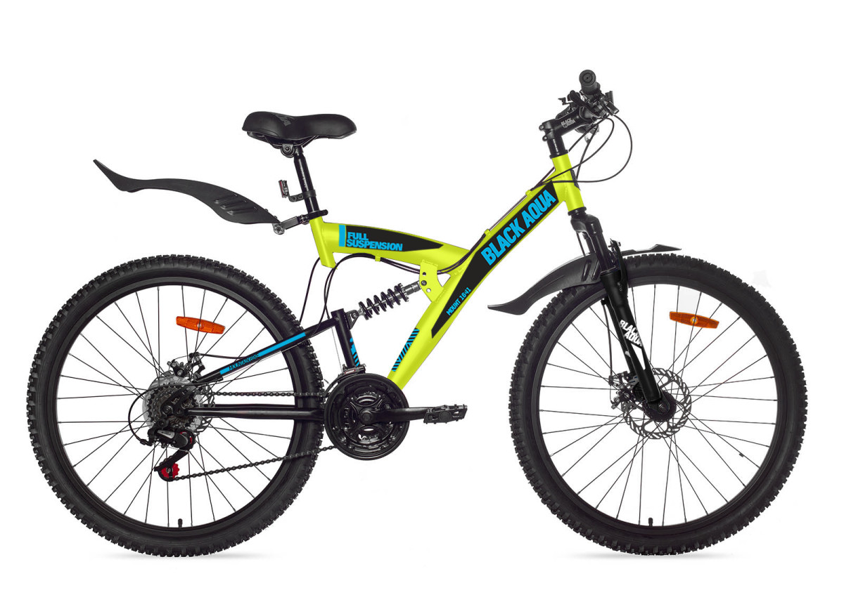 Велосипед Black Aqua Mount 1641 D 26" лимонный-черный Велосипед Black Aqua Mount 1641 D 26" лимонный-черный по низким ценам в Томске и Северске