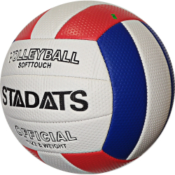 Мяч волейбольный E33489-2 PVC 290 гр красный/синий 10020177