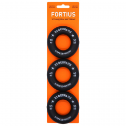 Набор кистевых эспандеров Fortius 3 шт (30,40,50 кг) "23 Февраля" на подложке H180701-304050BE-23 Набор кистевых эспандеров Fortius 3 шт (30,40,50 кг) "23 Февраля" на подложке H180701-304050BE-23