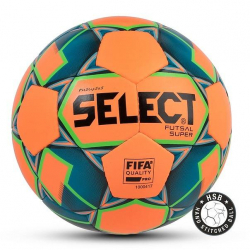 Мяч футзальный Select Futsal Super FIFA №4 оранж/син/зел 850308.662