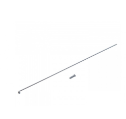 Спица 256мм с ниппелем 14мм серебр.