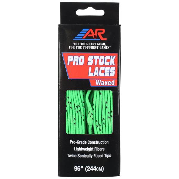 Шнурки хоккейные 120"-305см с пропиткой A&R Pro Stock Waxed Lime 2570 Шнурки хоккейные 120"-305см с пропиткой A&R Pro Stock Waxed Lime 2570 по низким ценам в Томске и Северске