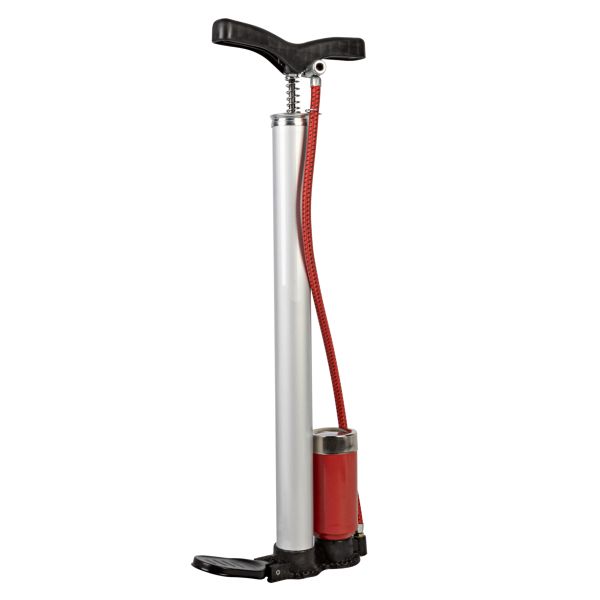  Насос напольный, манометром PAC 38x500, алюм., авто ниппель, серебристый с красным по низким ценам в Томске и Северске