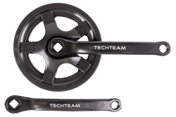Система TechTeam HDL GS-S156 34T стальные шатуны 170 мм, под квадрат, резьба 9/16" черный FC-GS-S156-34/170-B