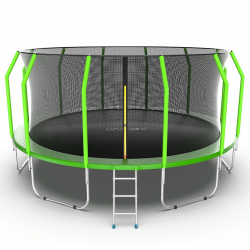 EVO JUMP Cosmo 16ft (Green) Батут с внутренней сеткой и лестницей, диаметр 16ft (зеленый) EVO JUMP Cosmo 16ft (Green) Батут с внутренней сеткой и лестницей, диаметр 16ft (зеленый)