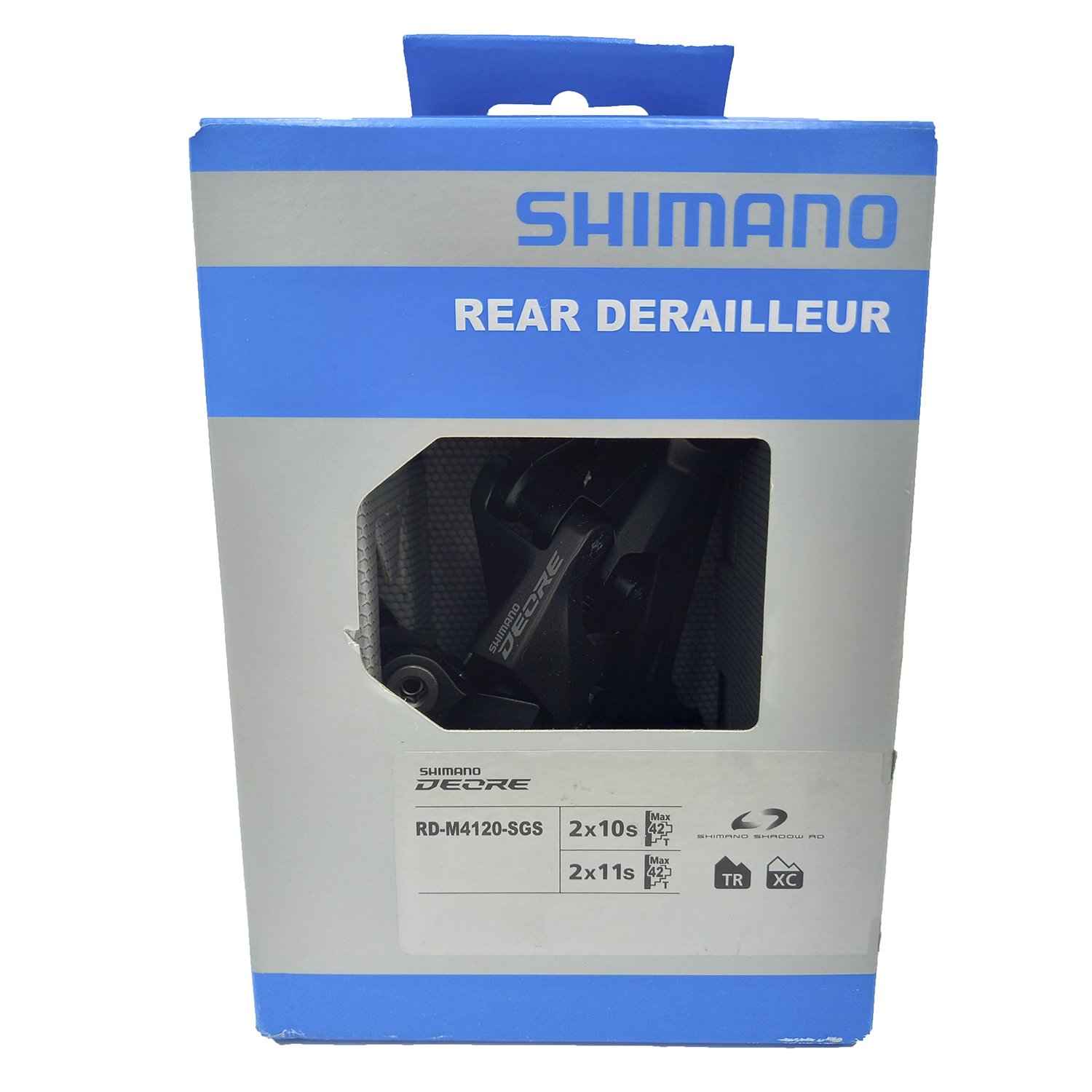  Переключатель задний Shimano Deore M4120 SGS 10/11ск. по низким ценам в Томске и Северске