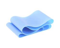 Эспандер ТПЕ лента для аэробики 180 см х 15 см х 0,65 мм  MTPL-180-65 синий