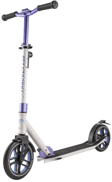  Самокат TechTeam Tracker 230 (2020) white/purple по низким ценам в Томске и Северске