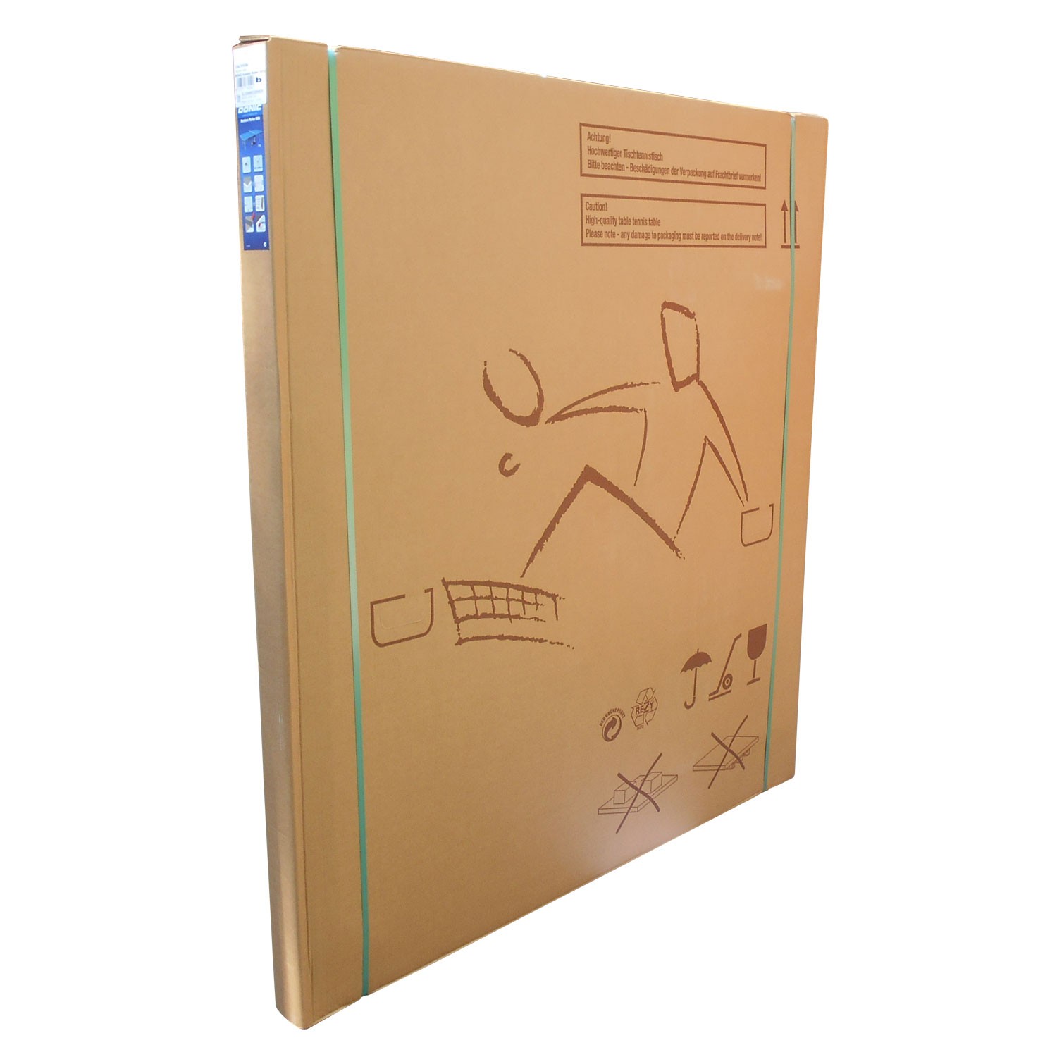  Теннисный стол DONIC OUTDOOR ROLLER FUN BLUE с сеткой 4мм 230234-B по низким ценам в Томске и Северске