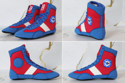 Самбовки Rage замша комбинированный синий