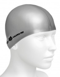 Шапочка для плавания Mad Wave Silicone Junior silver M0547 01 0 12W