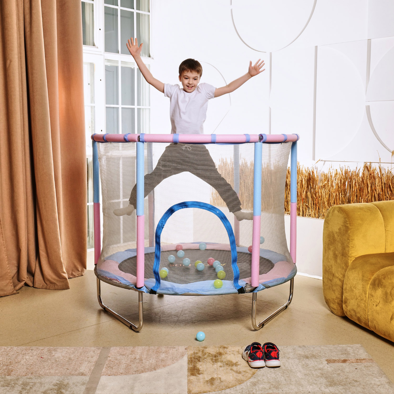  Батут DFC A.KOU KIDS 55 дюймов с сеткой TX-B7110-55" по низким ценам в Томске и Северске