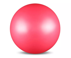 Мяч для художественной гимнастики 17 см 350г Indigo металлик розовый IN367