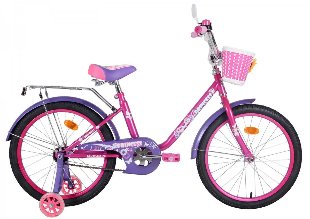 Фото Велосипед Black Aqua Princess 20" 1s розово-сиреневый KG2002 со склада магазина СпортСЕ