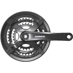 Система Shimano TY501 170мм Квадрат 42/34/24 6/7/8ск.  EFCTY501C244CLB черный, Филиппины 2-720295