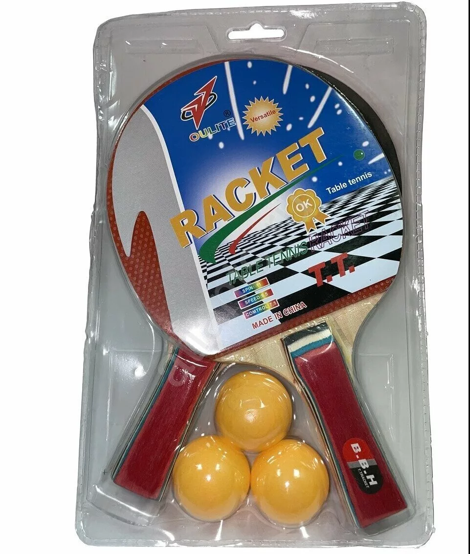 Фото Набор для настольного тенниса YM-1039 (2 ракетки + 3 мячика) со склада магазина СпортСЕ