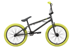 Велосипед Stark Madness BMX 3 (2024) антрацит. матовый/антрацит. глянц., зеленый/хаки