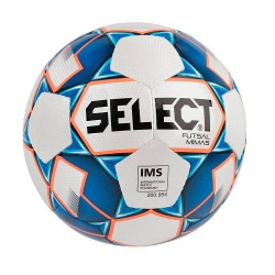 Мяч футзальный Select Futsal Mimas №4 IMS 32 п. гл. ПУ руч.сш. бел-гол-оранж 852608-003 Мяч футзальный Select Futsal Mimas №4 IMS 32 п. гл. ПУ руч.сш. бел-гол-оранж 852608-003