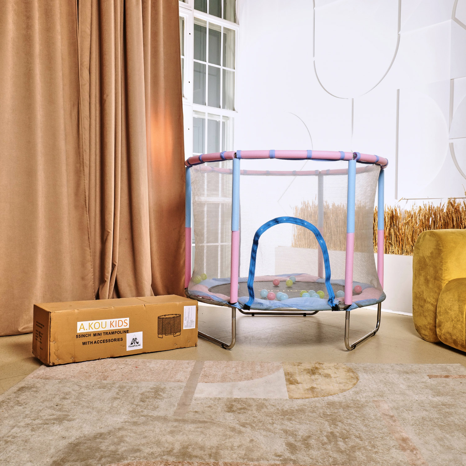  Батут DFC A.KOU KIDS 55 дюймов с сеткой TX-B7110-55" по низким ценам в Томске и Северске