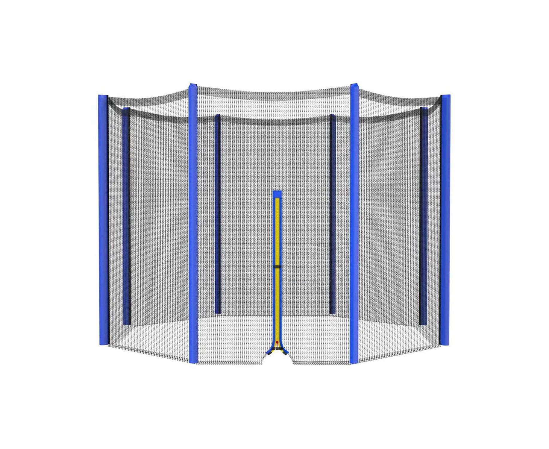  Батут DFC Trampoline Fitness 14ft наружн.сетка, синий (427см)(два короба) 14FT-TR-B по низким ценам в Томске и Северске