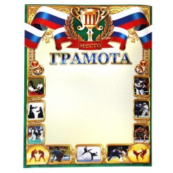Грамота 3 место