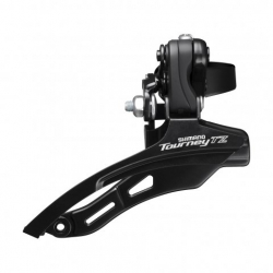 Переключатель передний Shimano TZ FD-TZ500-DS6 For 3(звезды)х7/6 нижн. хомут, низ. тяга., 31.8мм Переключатель передний Shimano TZ FD-TZ500-DS6 For 3(звезды)х7/6 нижн. хомут, низ. тяга., 31.8мм