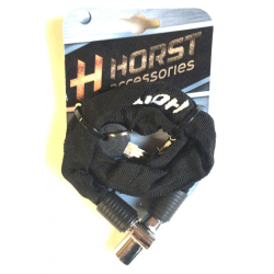 Замок Horst 3,5х800мм цепь на ключе черный  09-100225