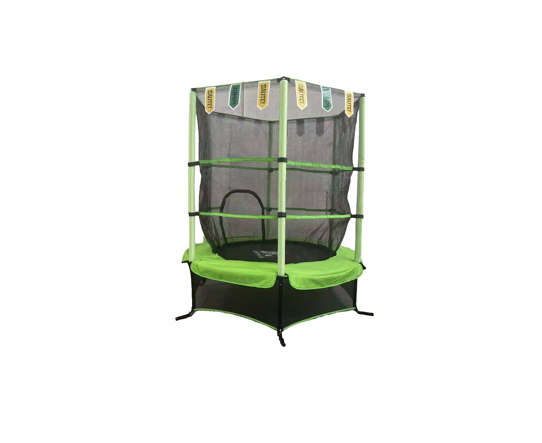  Батут DFC JUMP KIDS 55" зеленый, сетка (137см) 55INCH-JD-G по низким ценам в Томске и Северске