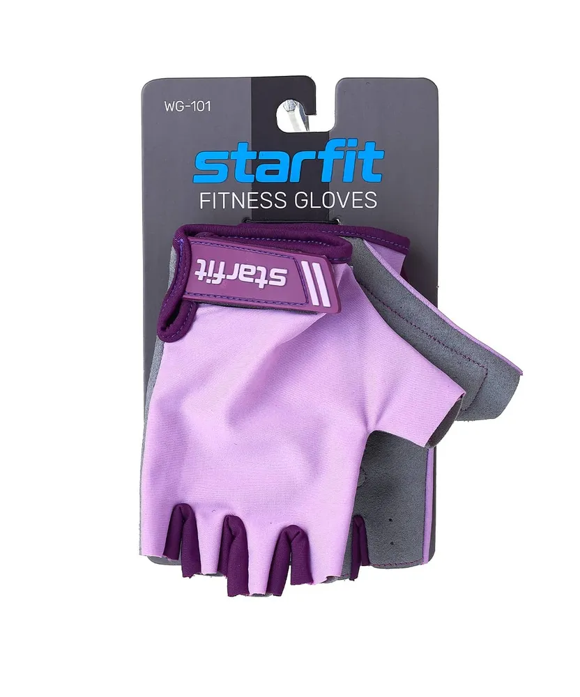 Фото Перчатки StarFit WG-101 фиолетовый УТ-00020807 со склада магазина СпортСЕ