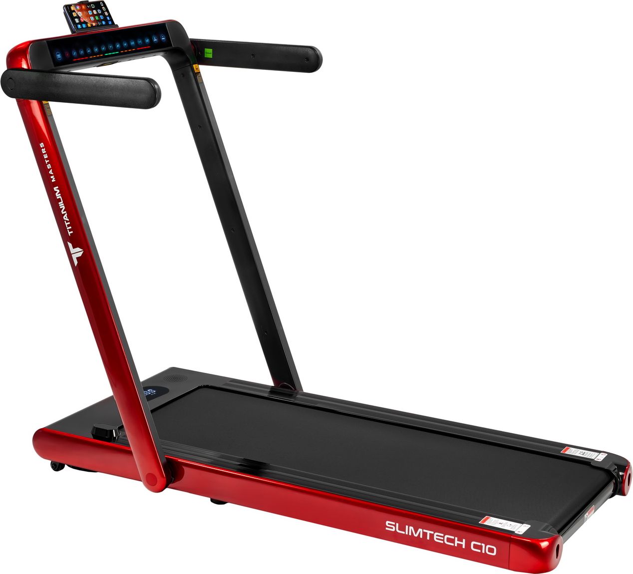  Беговая дорожка Titanium Masters Slimtech C10, красная по низким ценам в Томске и Северске