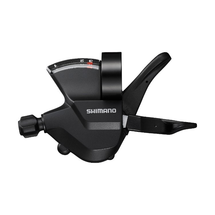  Переключатель передний Shimano ASLM315LB Rapidfire Plus 3ск. левый трос. нерж. черный по низким ценам в Томске и Северске