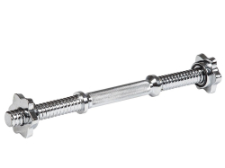 Гриф гантельный d 25 мм 43 см с металлическими замками