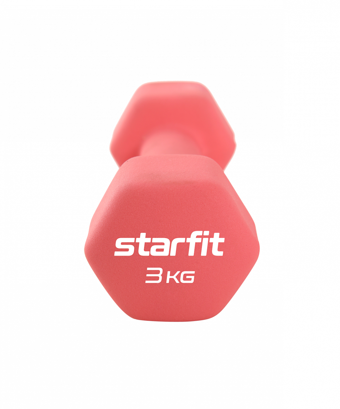  Гантель неопреновая 3 кг StartFit Core DB-201 коралловый (1 шт) по низким ценам в Томске и Северске