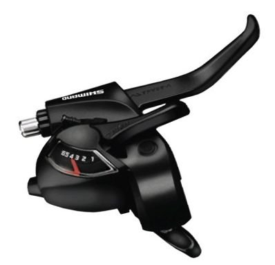  Переключатель задний Shimano Tourney ASTEF41R6AL шифтер+торм.ручка прав. 6ск. черный по низким ценам в Томске и Северске