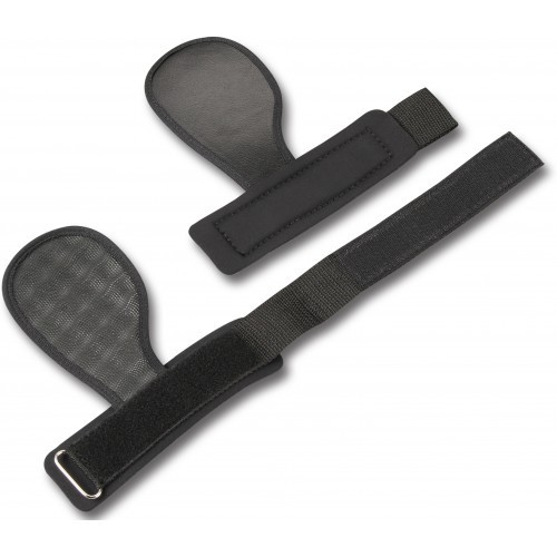  Накладки атлетические нескользящие, с фиксацией на запястье, кожа, далсофт по низким ценам в Томске и Северске