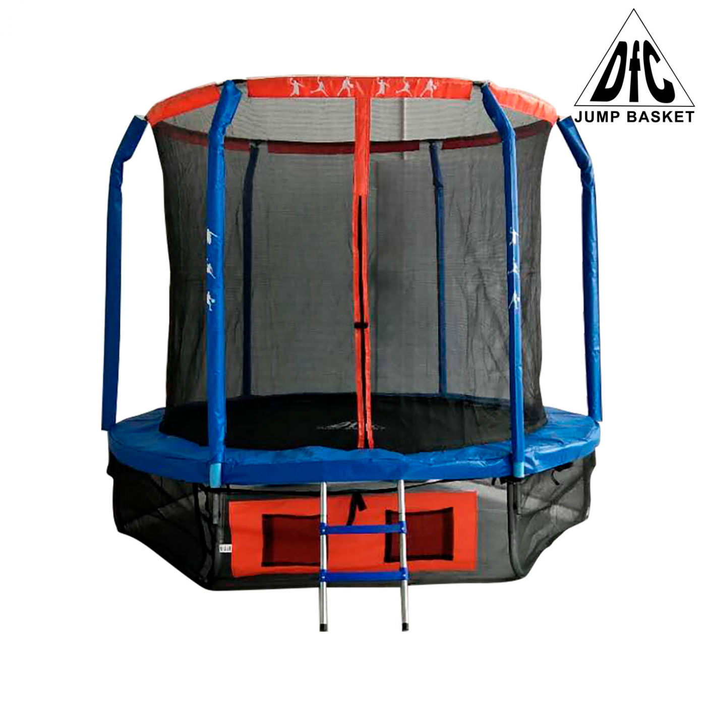  Батут DFC JUMP BASKET 8ft внутр.сетка, лестница (244cм) 8FT-JBSK-B по низким ценам в Томске и Северске