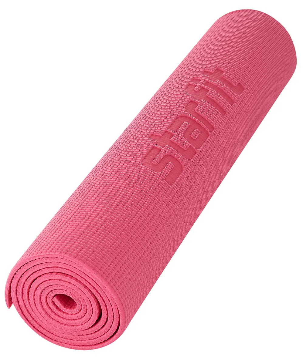 Фото Коврик для йоги StarFit FM-101 PVC 173x61x0,6 см розовый УТ-00018903 со склада магазина СпортСЕ