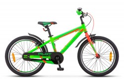 Велосипед Stels Pilot-250 Gent 20" неоновый-зеленый/неоновый-красный V010 Велосипед Stels Pilot-250 Gent 20" неоновый-зеленый/неоновый-красный V010
